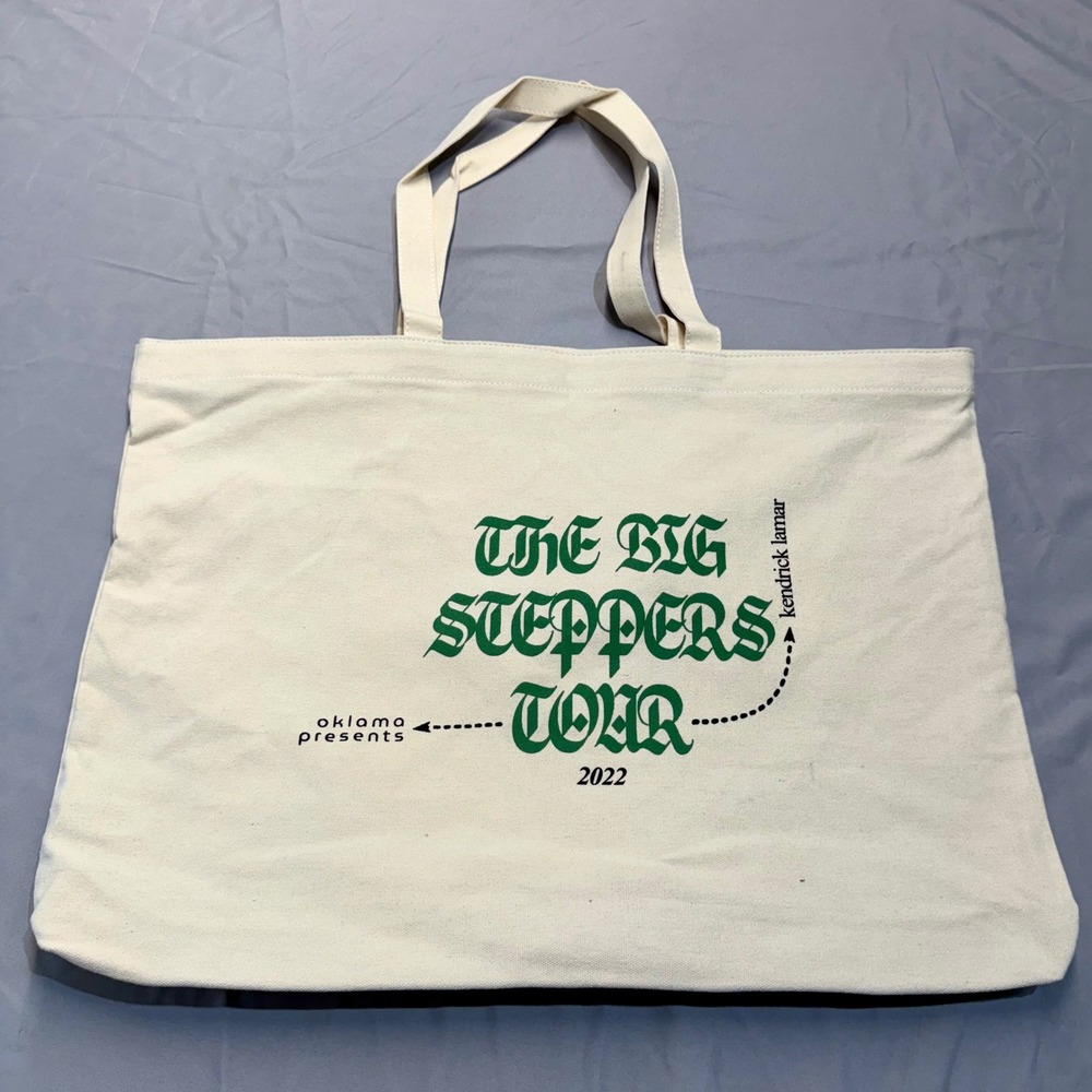 NWOT Kendrick Lamar‎ Big Steppers Tour Tote Bag 2022 Rich Spirit Broke Phone
